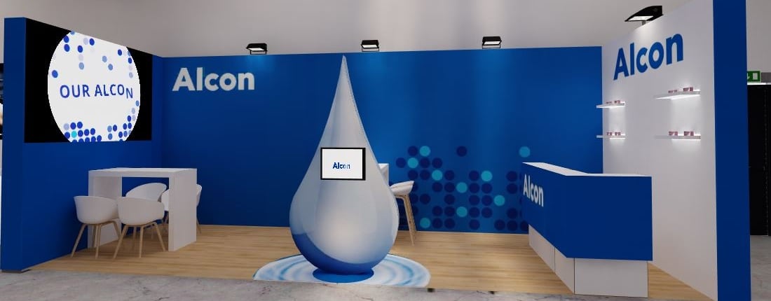 online virtuele stand met LED wall