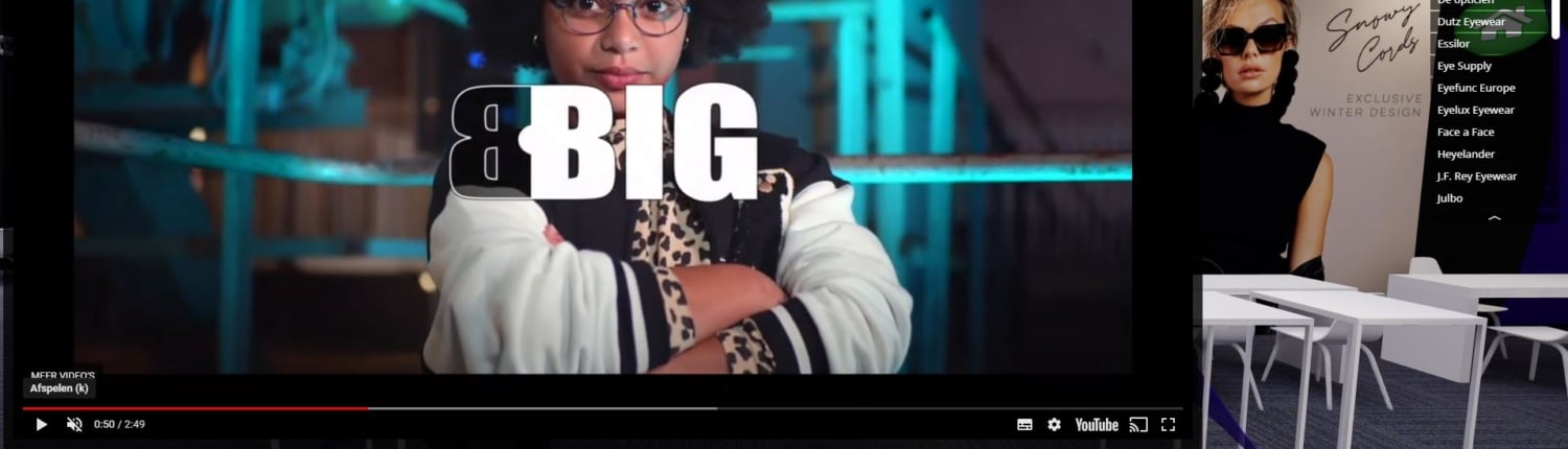 youtube filmpje in virtuele beurs