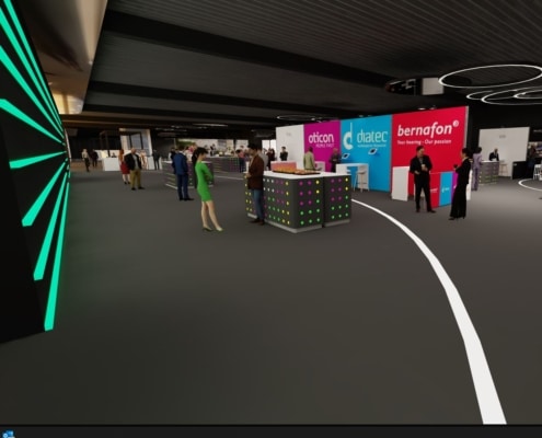 digitaal congres in de Jaarbeurs online congres met stands in virtual reality